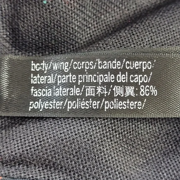 Victoria's Secret VSX Sports Bra Bralette Crop Top White black multicolor size S - Picture 10 of 14